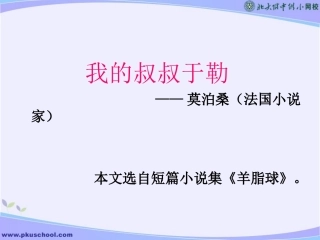 我的叔叔于勒(2)