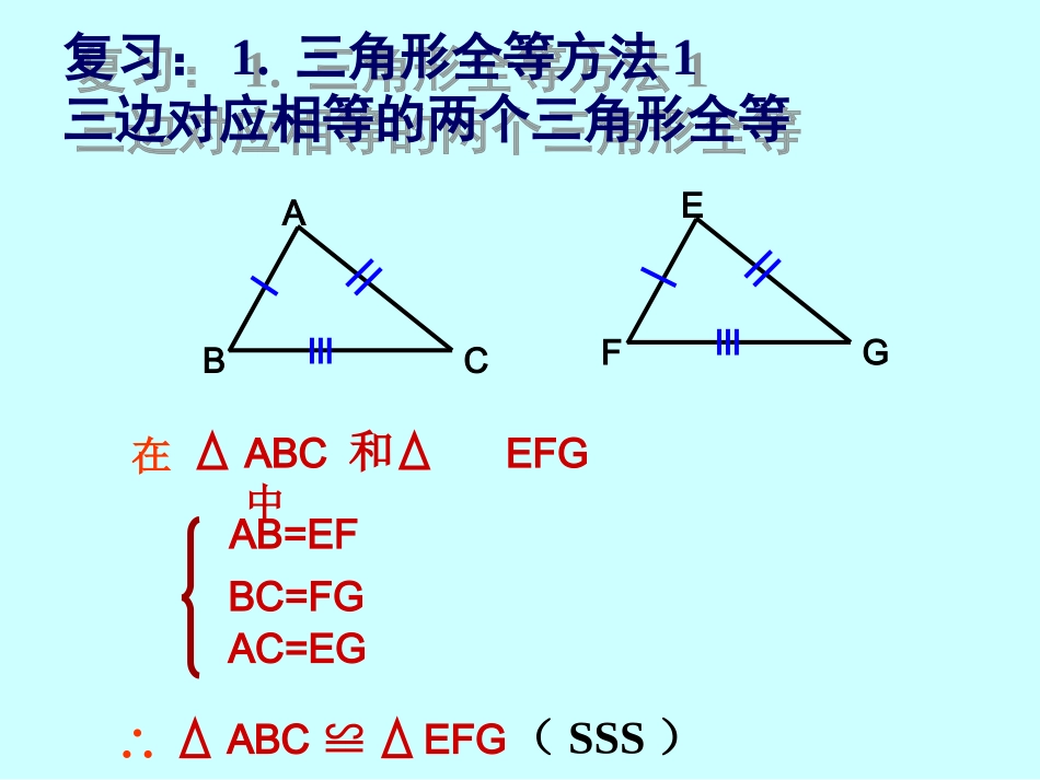 新人教八年级第十三章三角形全等的条件（2）_第2页