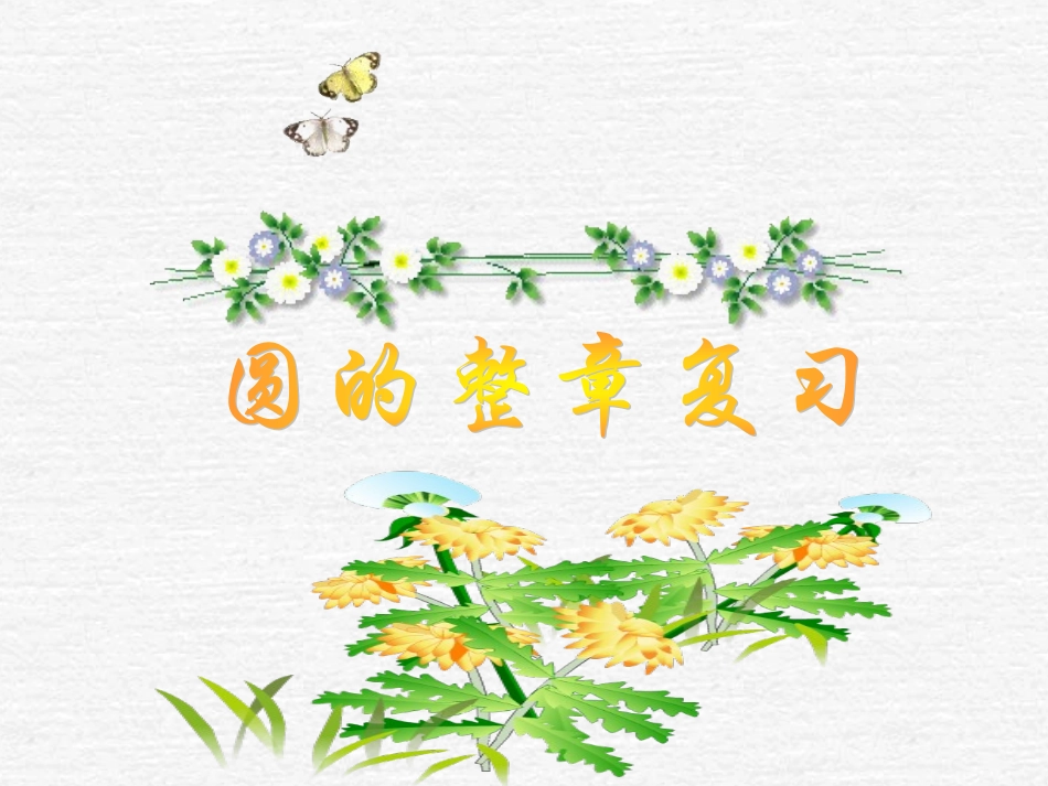 圆的整章复习_第1页