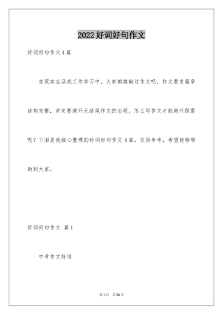 2024好词好句作文_66