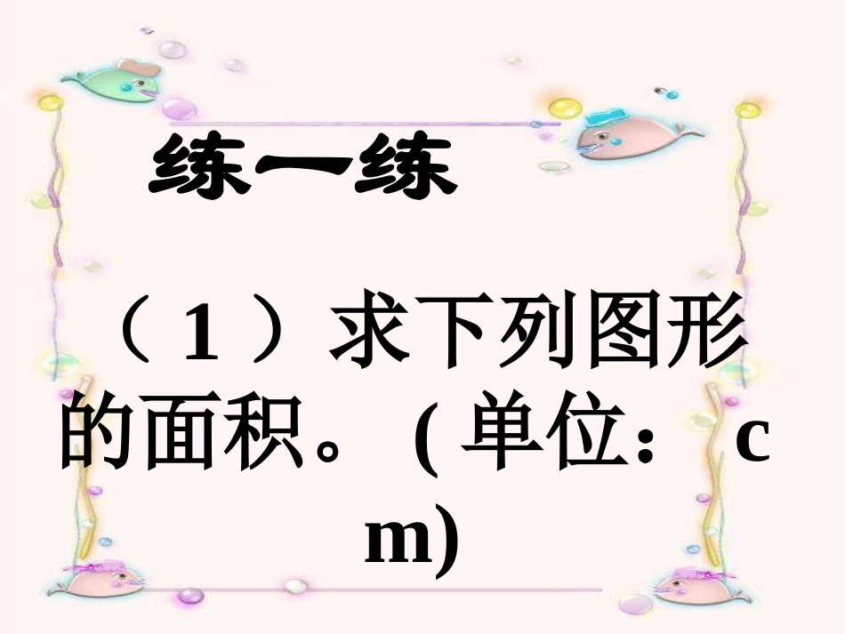 组合图形的面积计算练习课 (2)_第3页