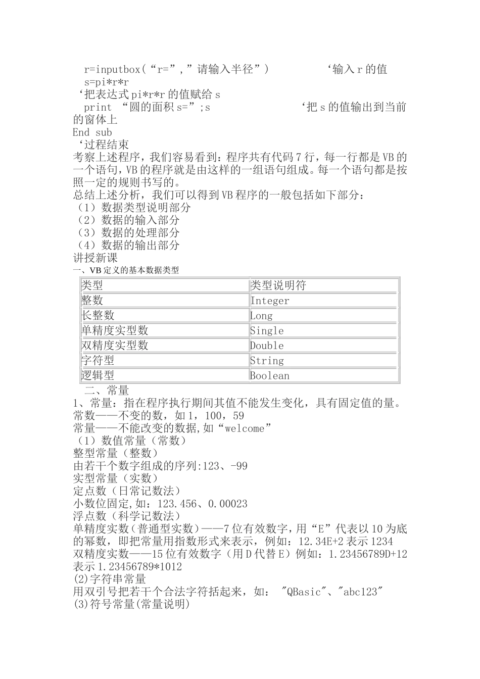 VB语言及程序开发环境主备祖朝锐课时_第2页