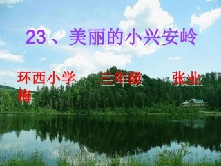 美丽的小兴安岭_PPT