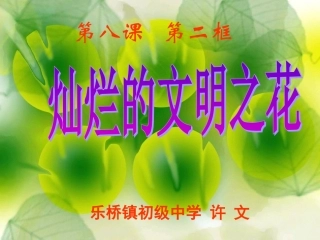 初中三年级思想政治下册第一课时课件