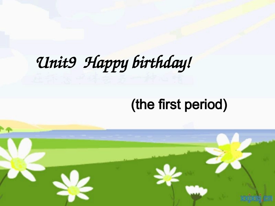 牛津小学英语1b_unit9课件_第1页