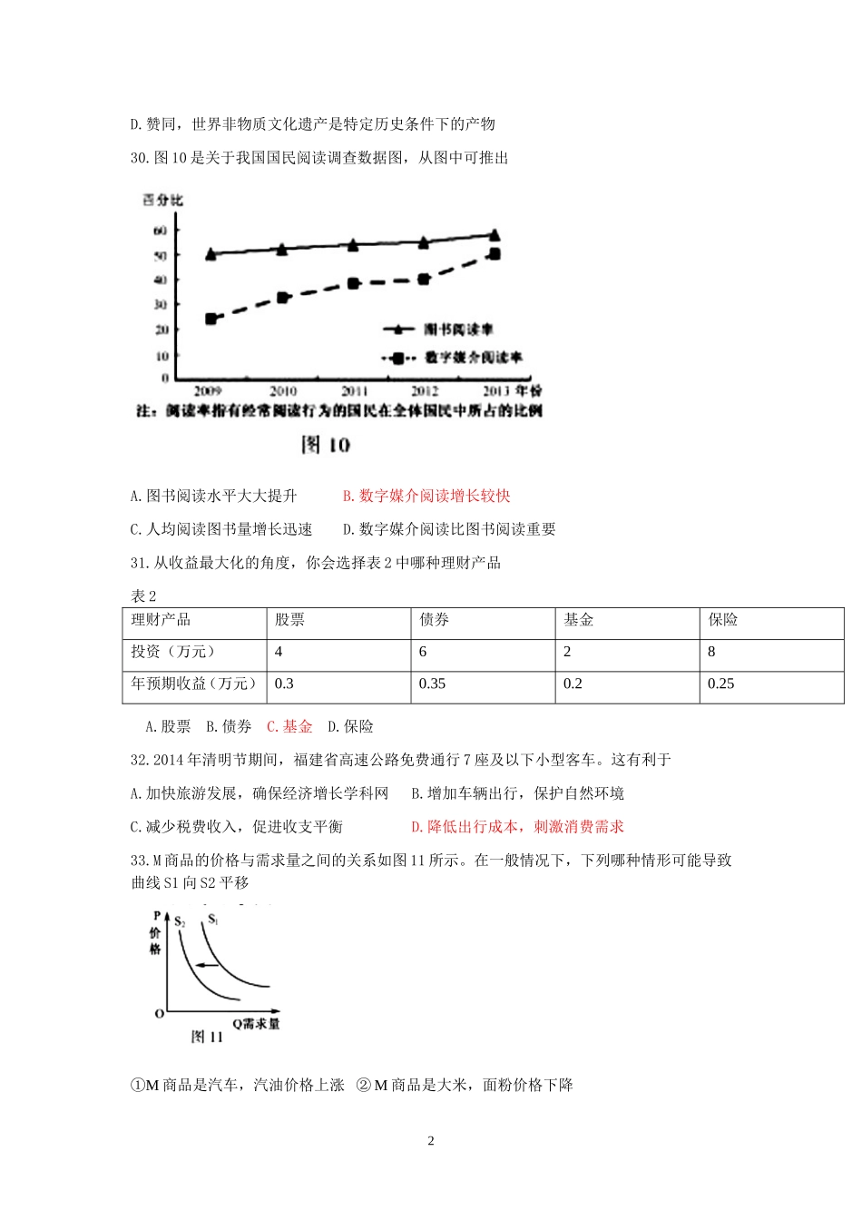 福建文综政治_第2页