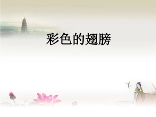 《彩色的翅膀》课件之三