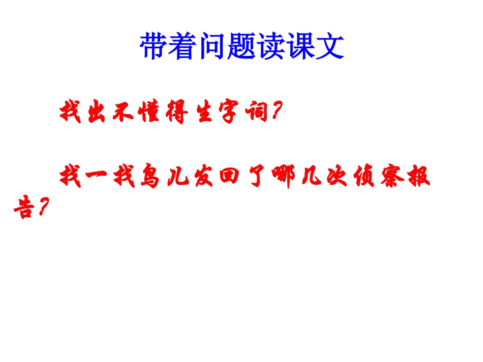鸟儿的侦察报告课件_第3页