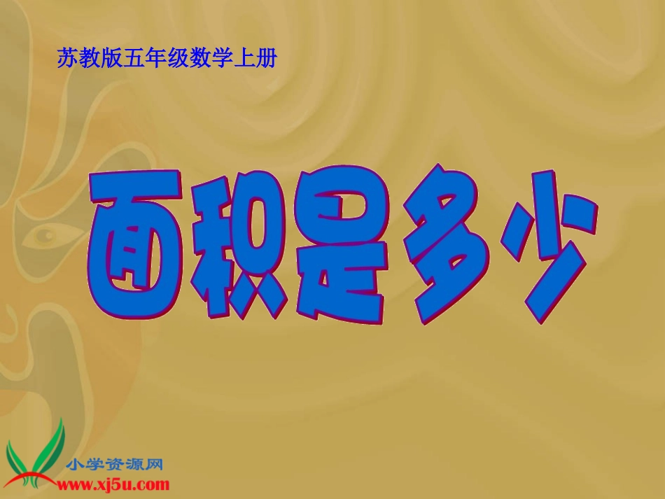 《面积是多少》课件_第1页