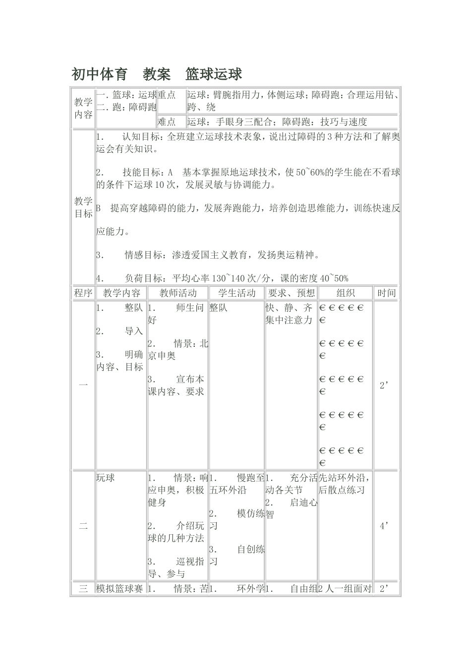 篮球运球教案)_第1页