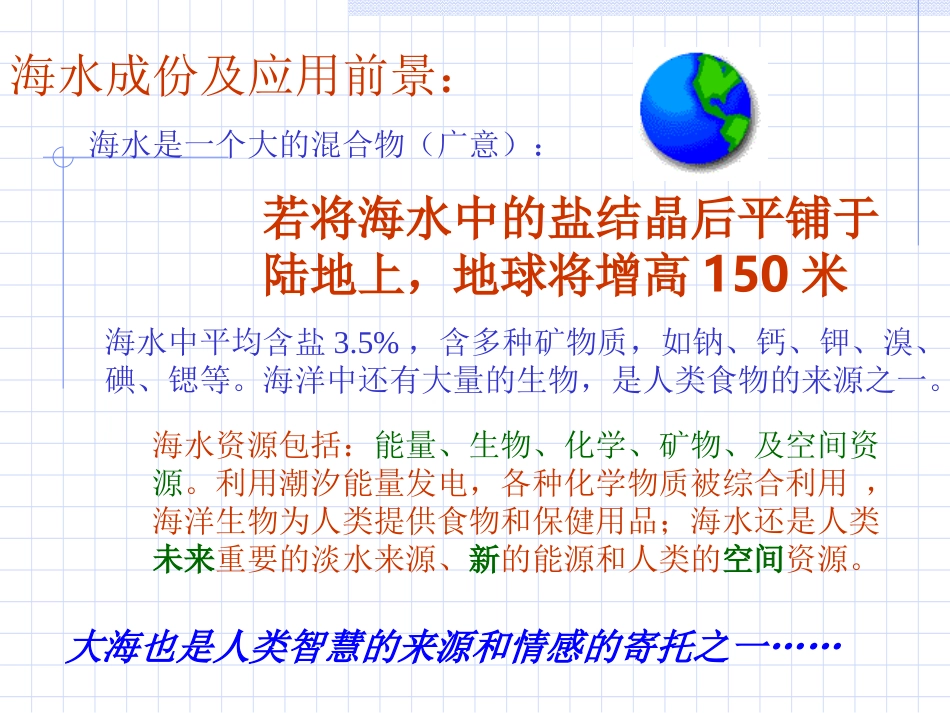 高二化学：选修2：22海水的综合利用（新）_第2页