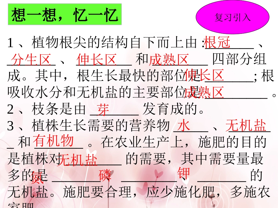 植物的开花和结果_第1页