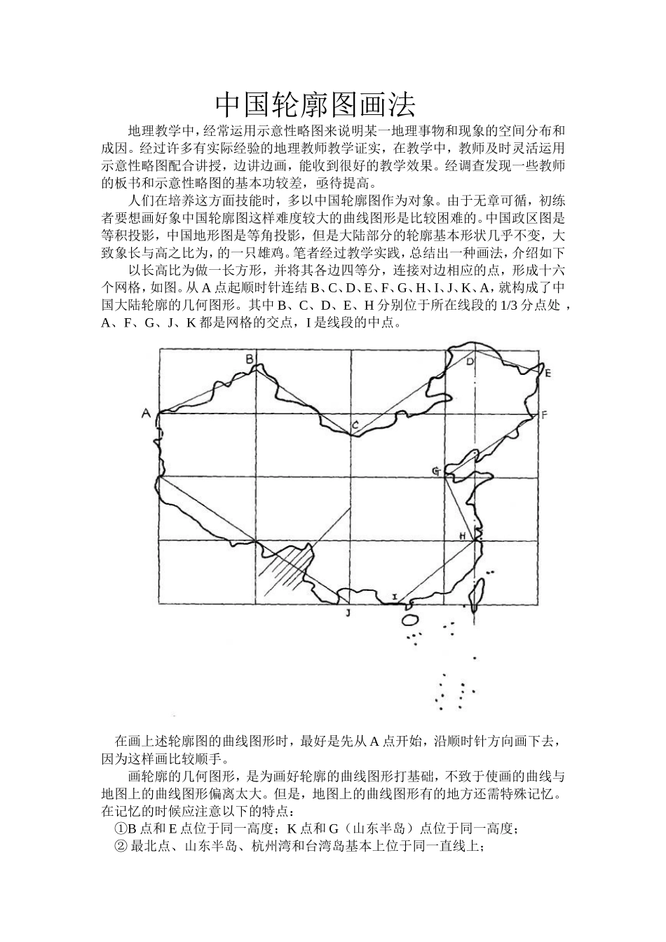 中国轮廓图画法文本类素材_第1页