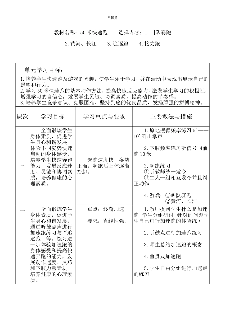 体育四年级50米跑_第2页