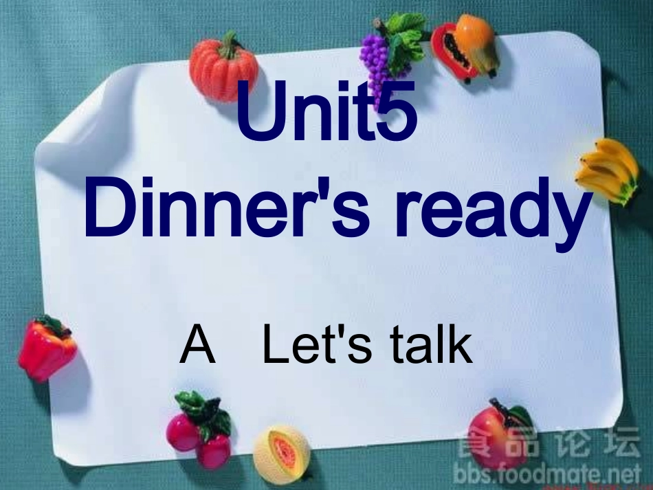 四年级上册Unit5ALet'stalk2_第1页