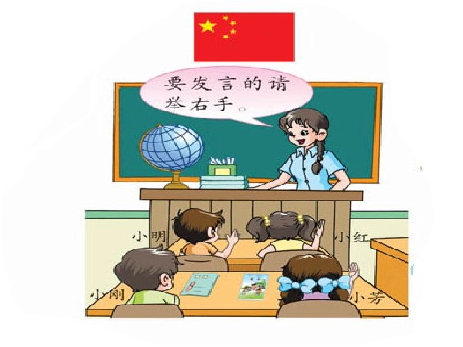 苏教版数学一年级上册《认识方位》课件_第2页