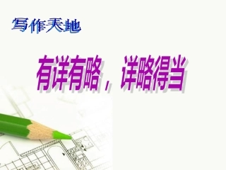 有详有略_详略得当111