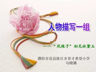 凤辣子初见林黛玉