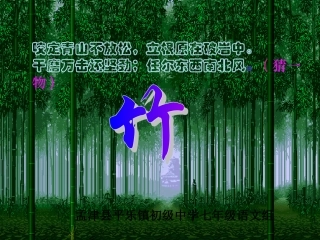 竹林深处人家课件