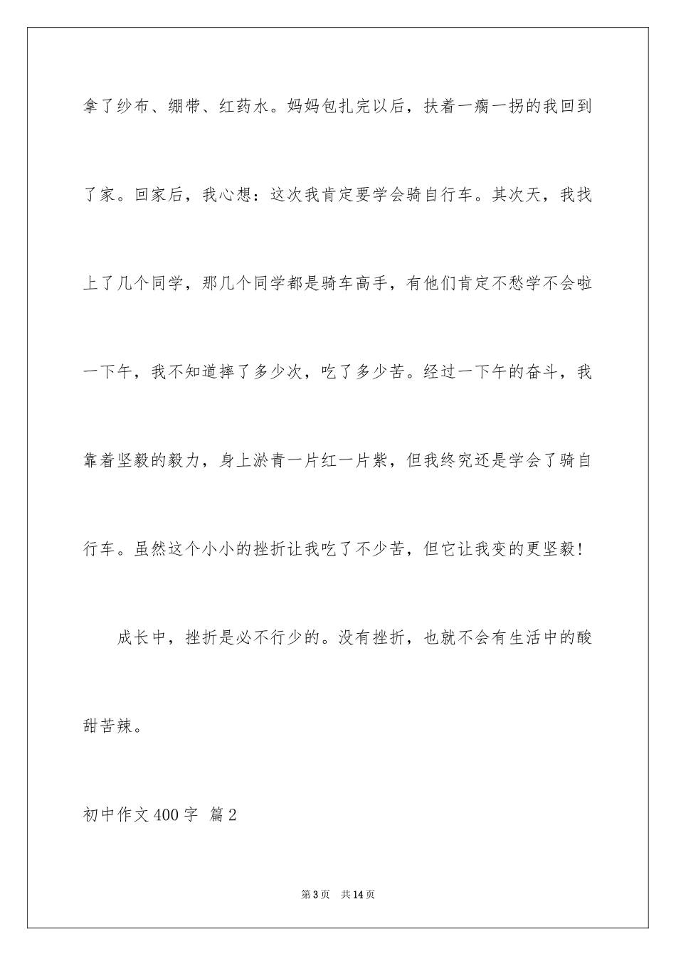 2024初中作文400字_49_第3页