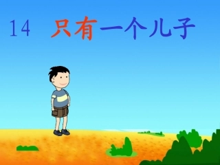 只有一个儿子