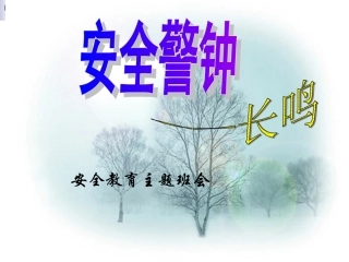 中学生安全教育(修改后）