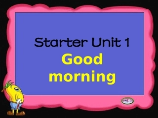 新目标七年级英语上StarterUnit1精品课件