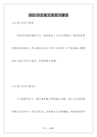 2024办公室文员实习报告_19