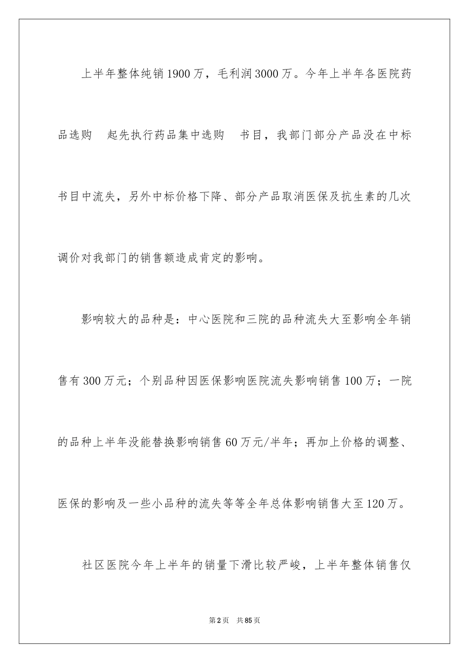 2024医药公司年度总结_第2页