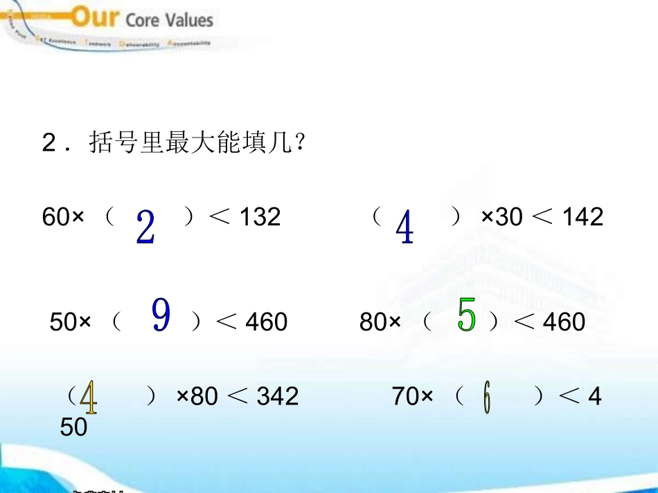 除数是整十数笔算除法的_第3页