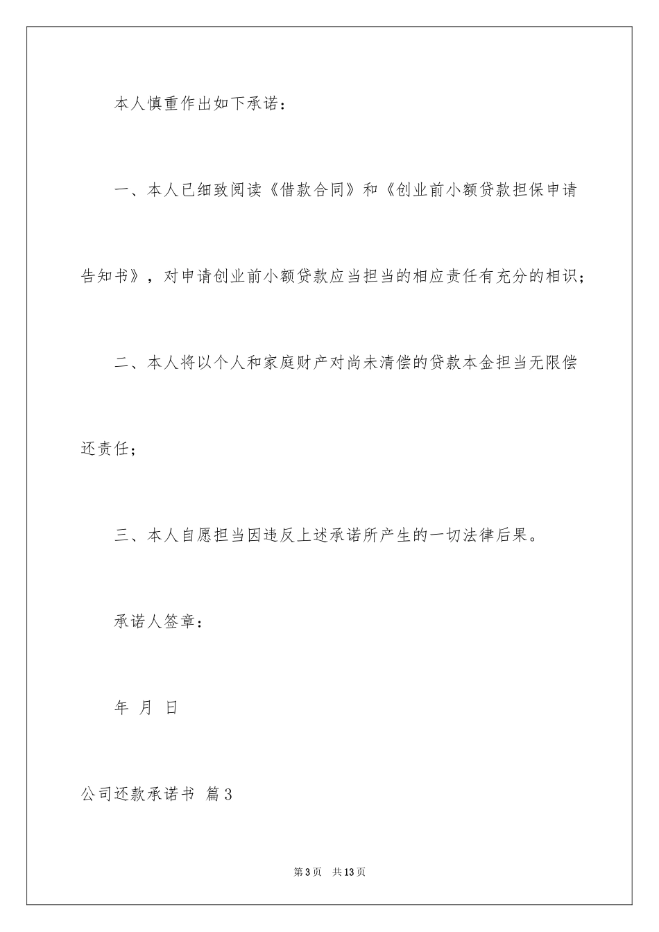 2024公司还款承诺书_26_第3页