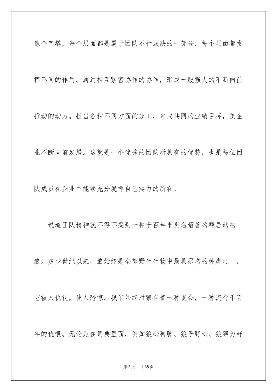 2024团队精神演讲稿_346_第2页