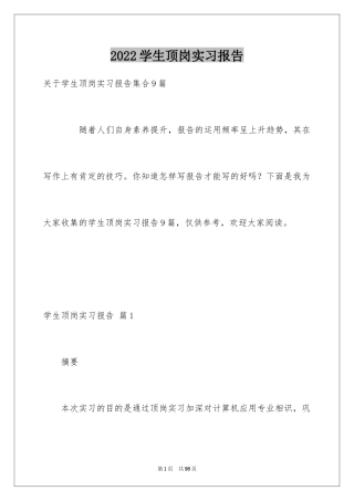 2024学生顶岗实习报告_9