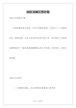 2024出纳工作计划_8