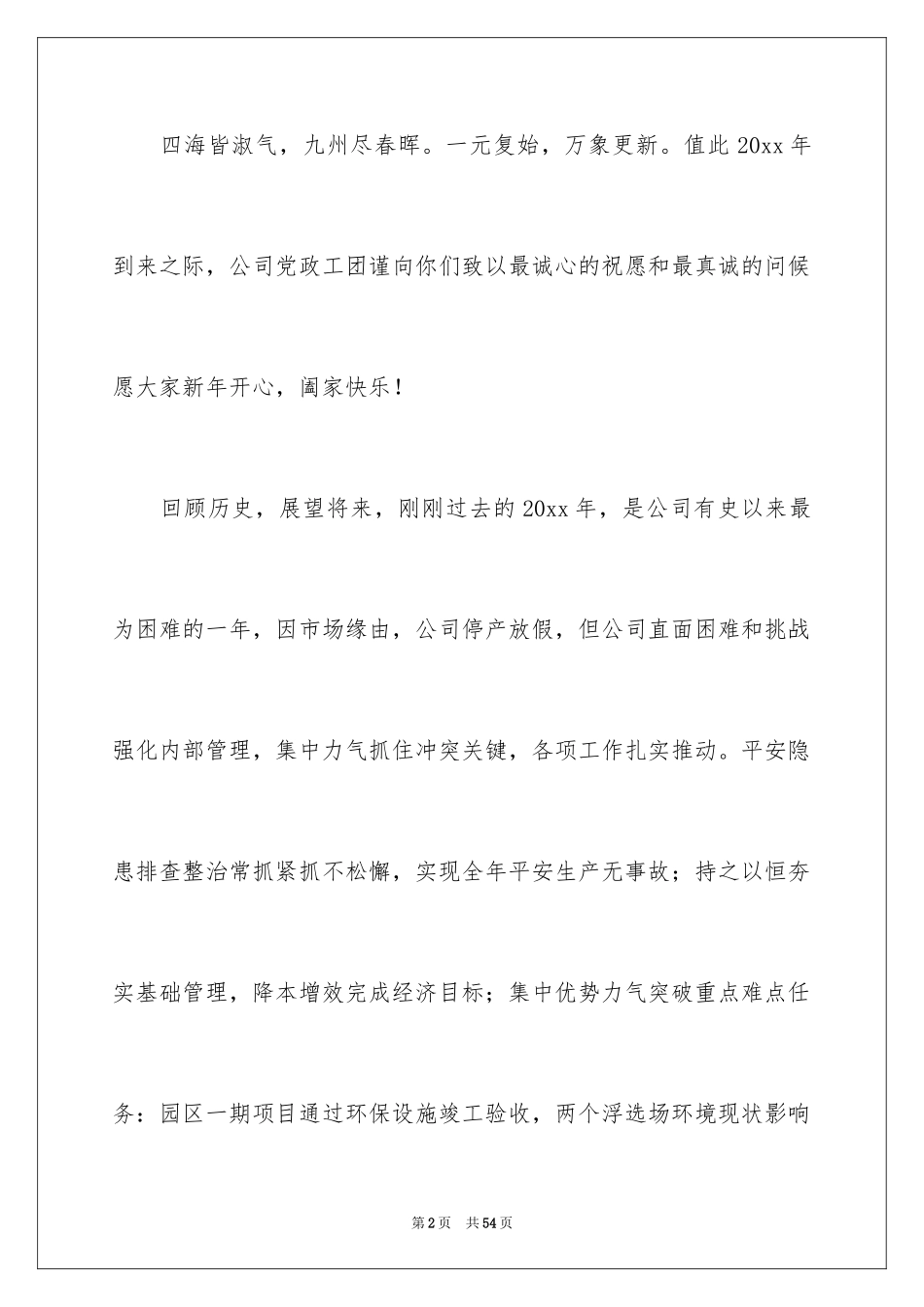 2024公司新年慰问信_21_第2页