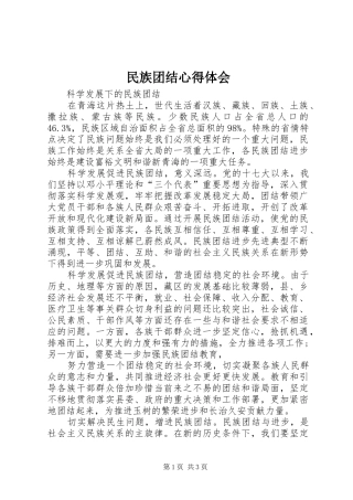 民族团结心得体会_2