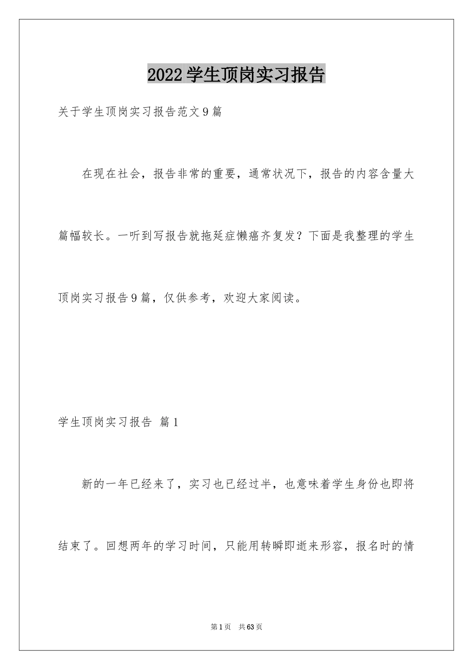 2024学生顶岗实习报告_23_第1页