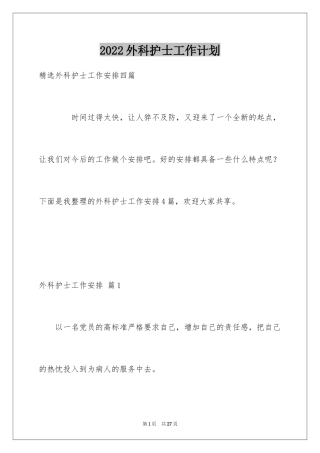 2024外科护士工作计划_10