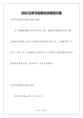 2024元宵节促销活动策划方案_8