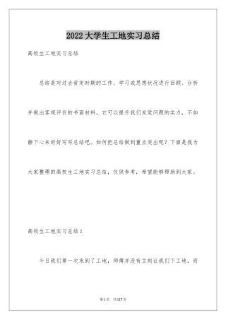 2024大学生工地实习总结_3
