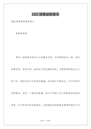 2024团委述职报告_1