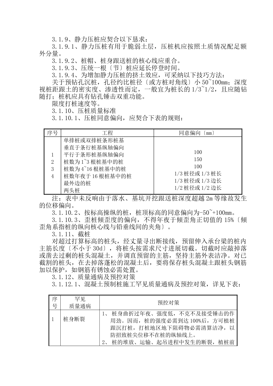 建筑行业预应力管桩施工组织设计方案 _第3页