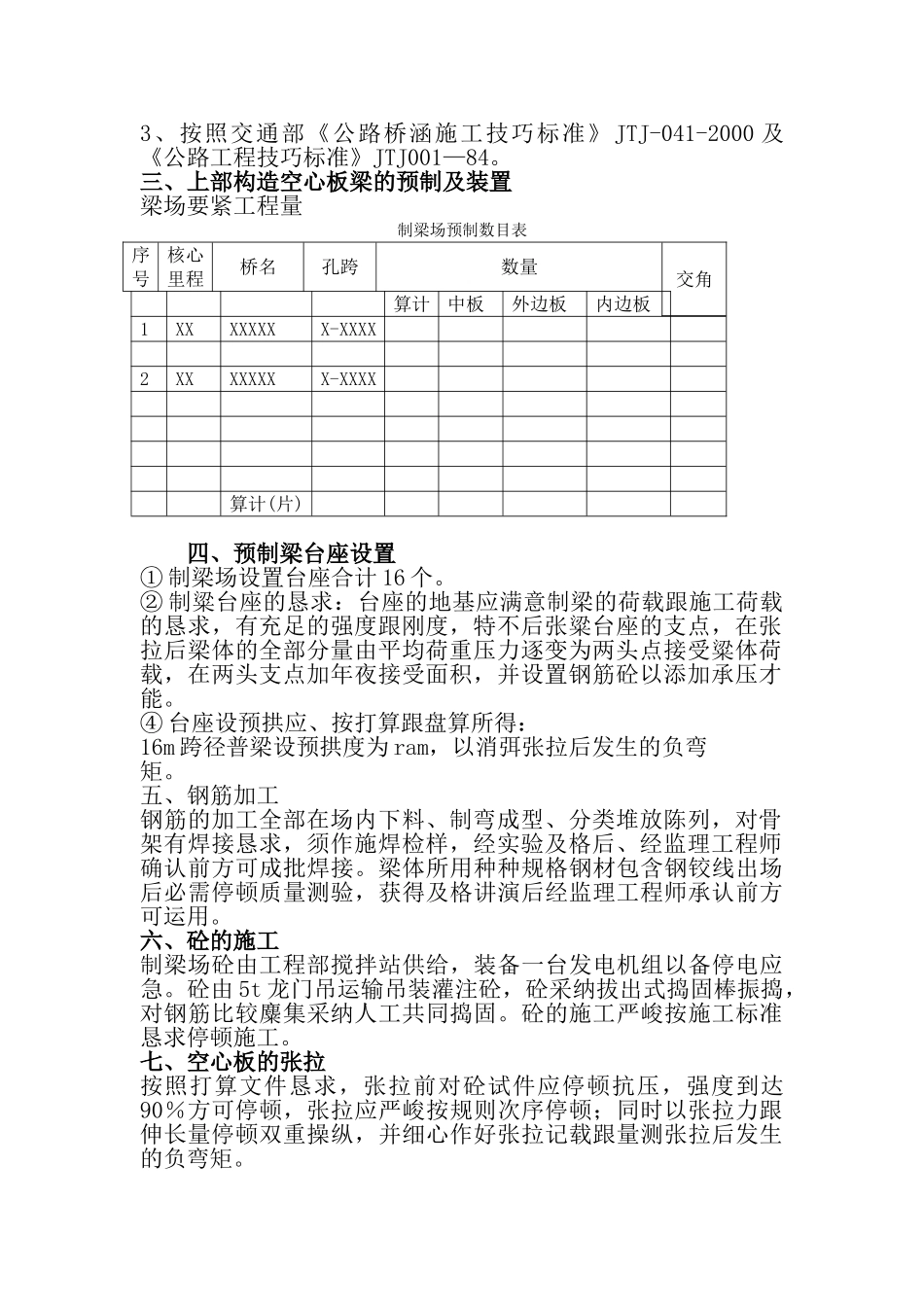 建筑行业预应力桥梁施工组织设计方案 _第2页