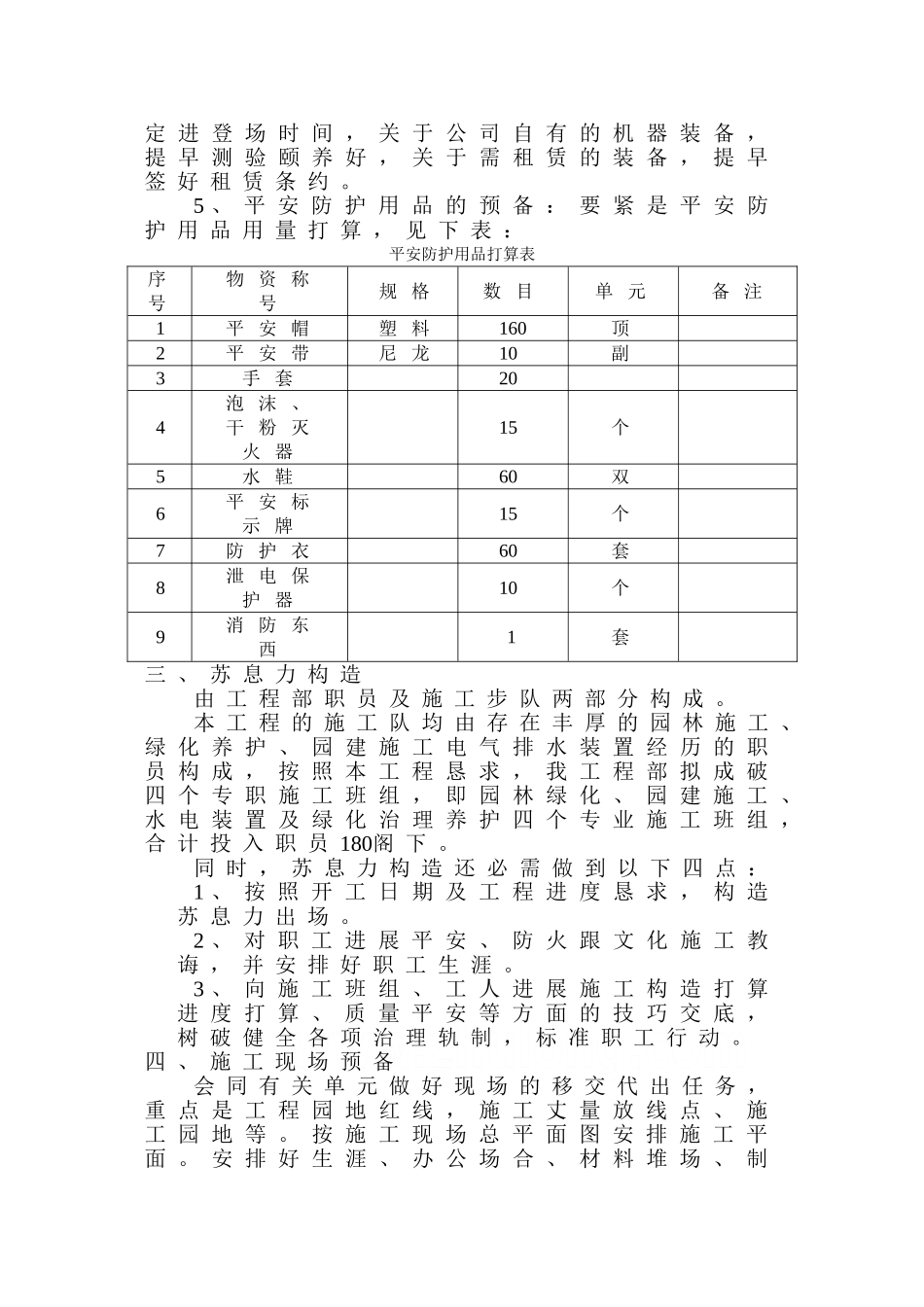 建筑行业项目实施具体纲要 _第3页