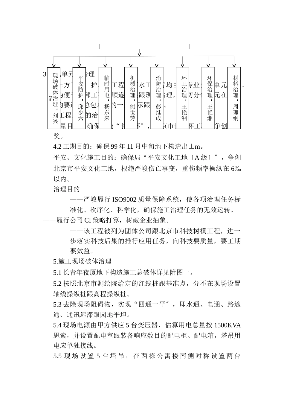 建筑行业长青大厦工程地下结构施工组织设计方案 _第3页