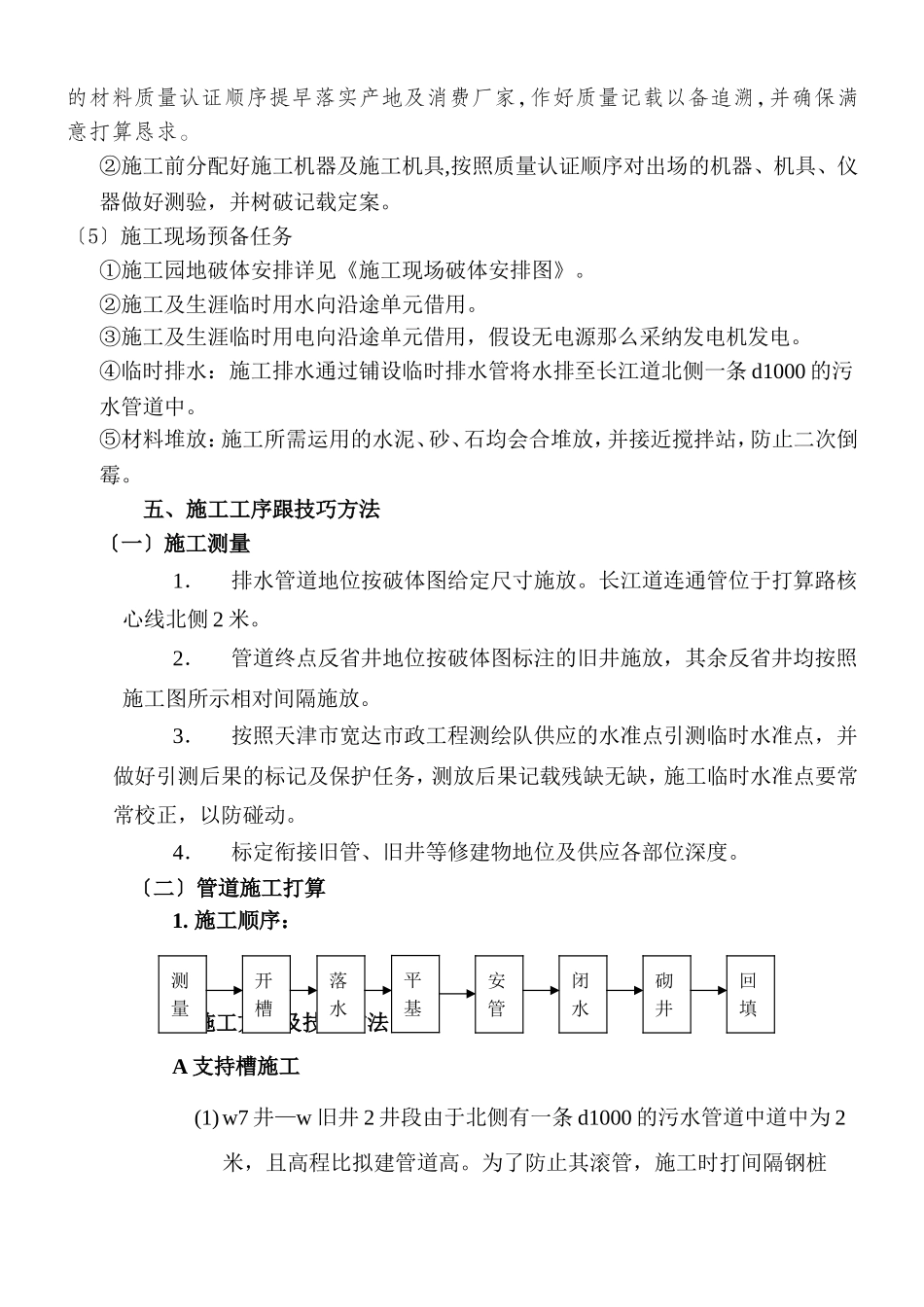 建筑行业长江道管道施工组织设计 _第2页