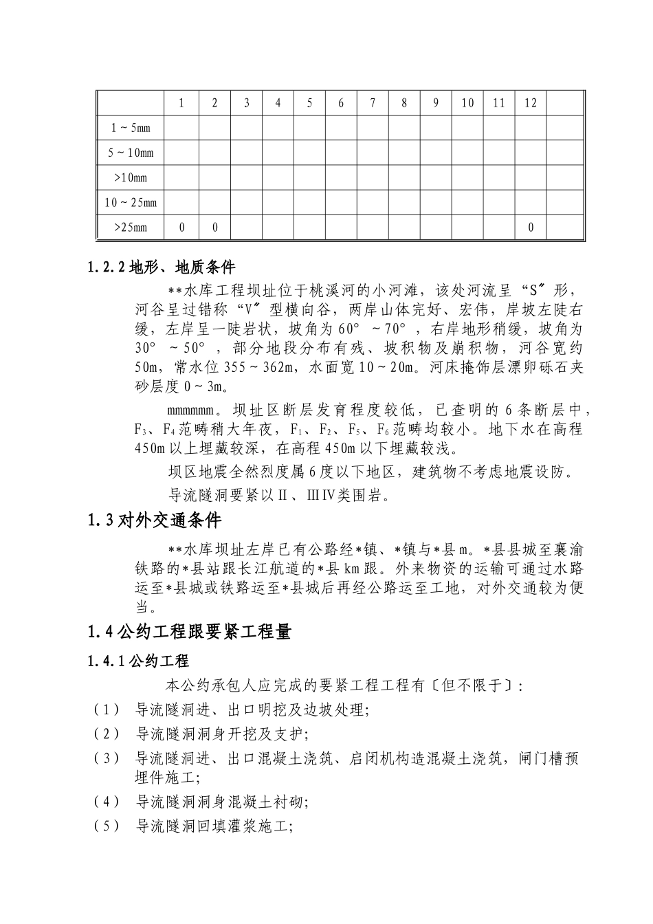 建筑行业重庆某导流洞施工组织设计方案 _第2页