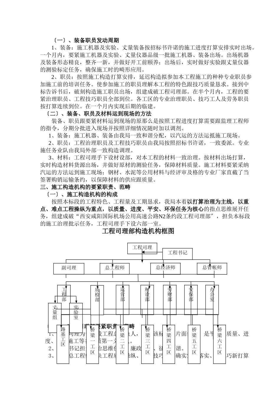 建筑行业西安咸阳国际机场高速公路施工组织设计方案 _第2页
