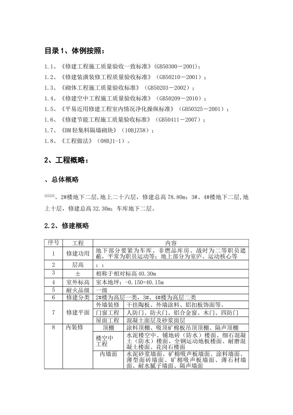 建筑行业装饰装修施工方案(最终) _第1页