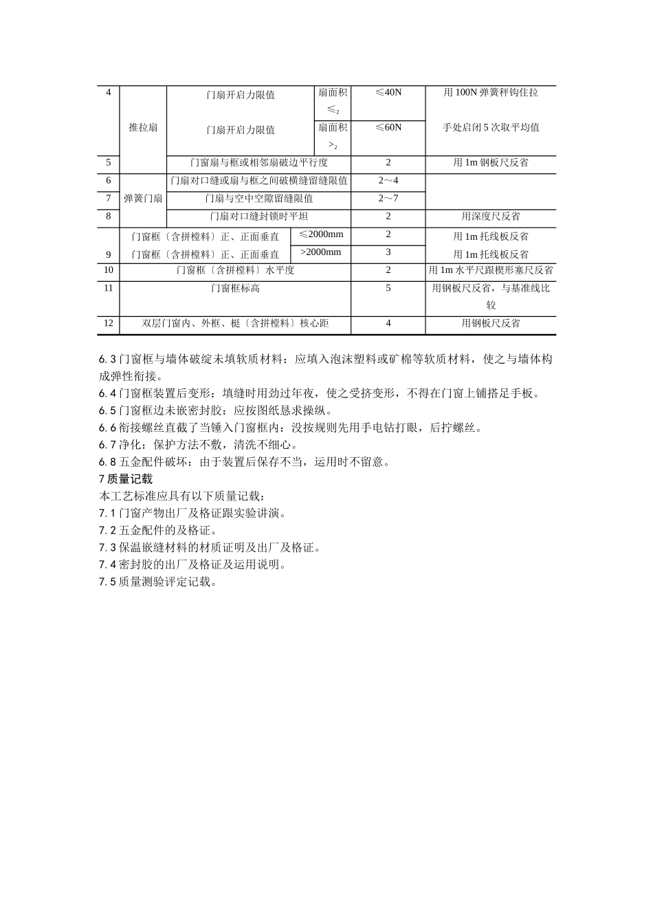 建筑行业硬PVＣ塑料门窗安装 _第3页